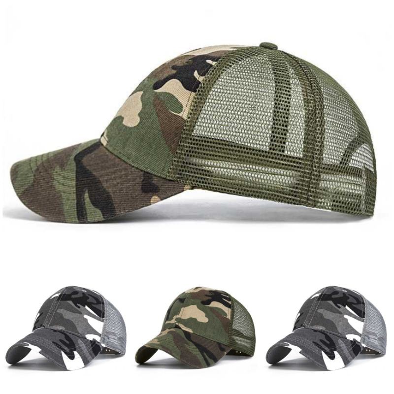 Mall Evrfelan Topi Baseball Trucker Cap Hat Army Camouflage - S8R