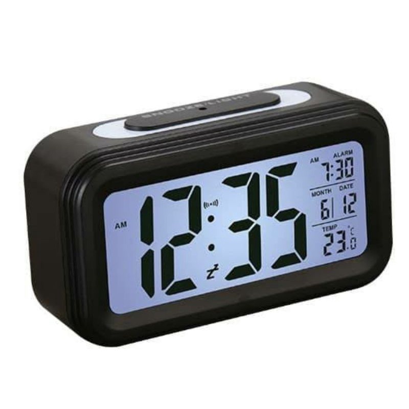 JAM ALARM MEJA DIGITAL UNIK  LCD