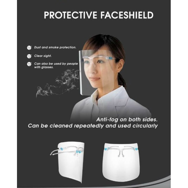 Faceshield Kacamata Nagita APD Face shield Mask ANTI FOG pelindung wajah