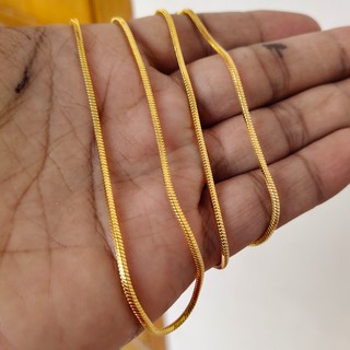 Kalung Belut  Itali Lapis Emas 24k Shopee Indonesia