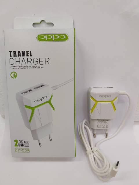 Charger Qualcomm Quick charge 3.0 Merek Samsung / Oppo / Mi / Vivo/ 2X Usb BST -C09