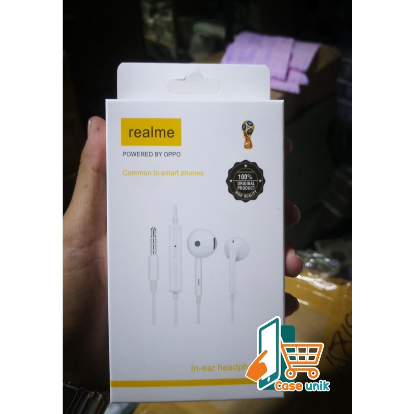 R15 Headset headsfree earphone Hf REALME 2 3 5 6 7 pro C1 c2 c3 c11 c15 c12 c17 c20 C21y JACK 3.5MM CS3280