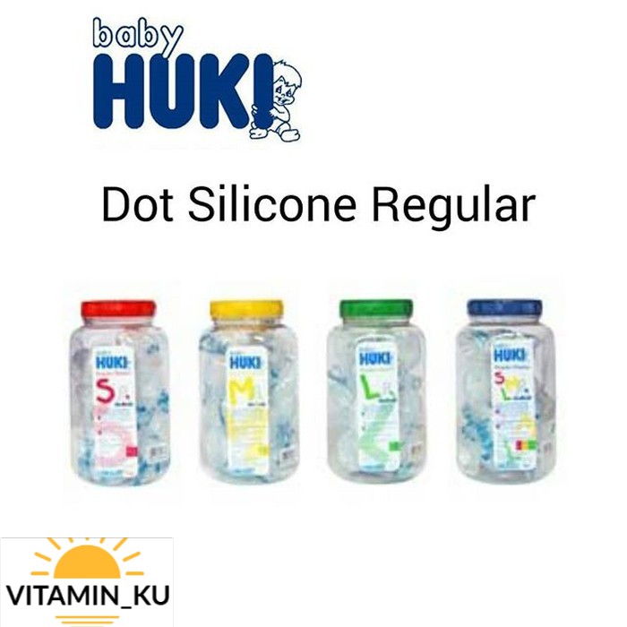 HUKI SILICONE NIPPLE  REGULER S/M/L #VITAMIN_KU