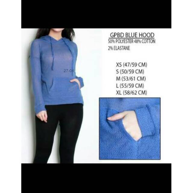 GAP Blue broken white sweater Hoodie Long Sleeve