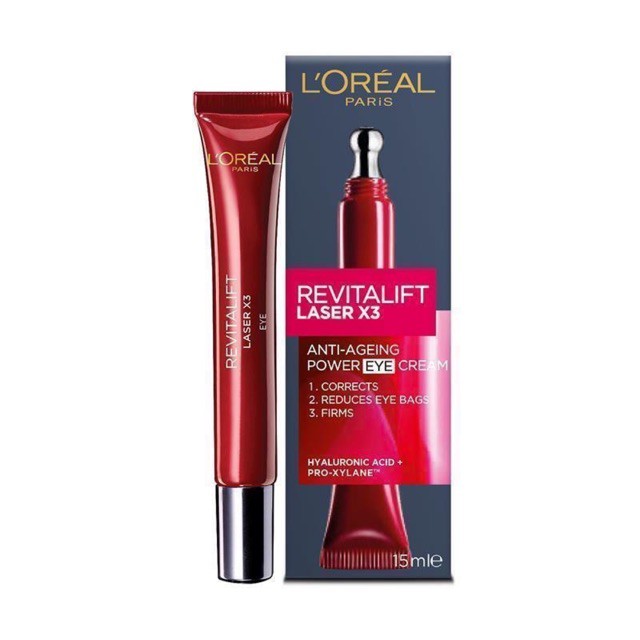 L'Oreal Paris Revitalift Laser X3 Triple Action Eye Cream Skin Care