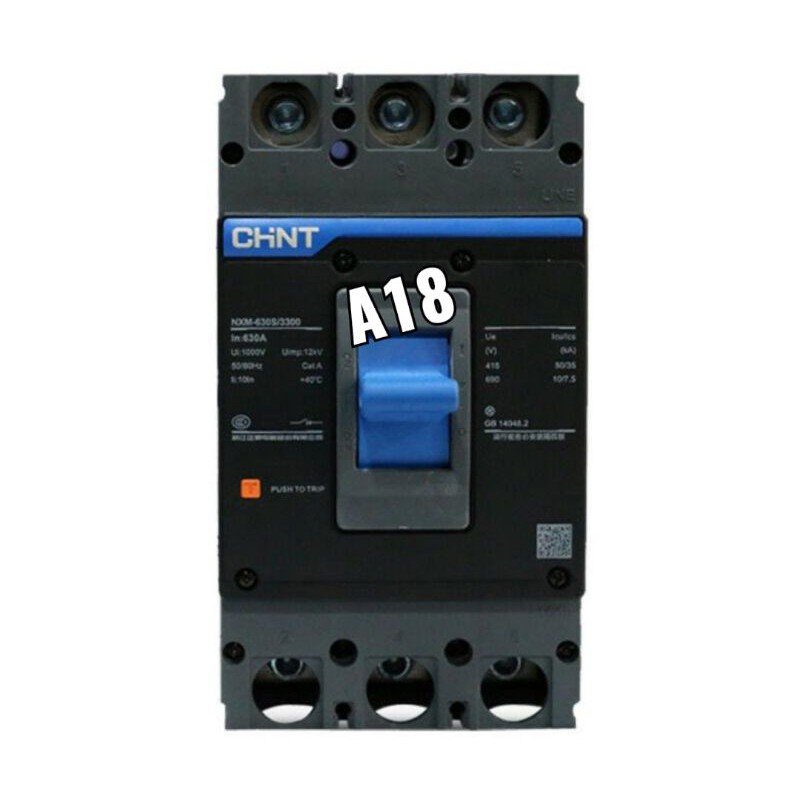 MCCB BREAKER CHINT NXM-630S 3P 50kA
