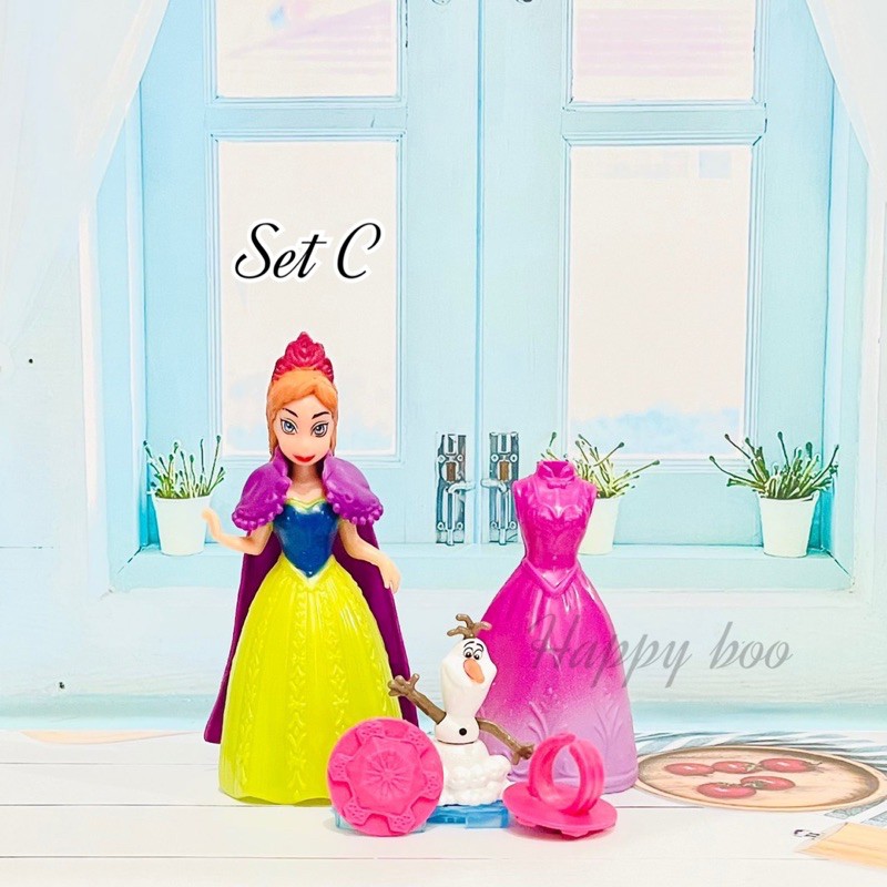 SET BAJU FIGURE FROZEN figur frozen anna elsa