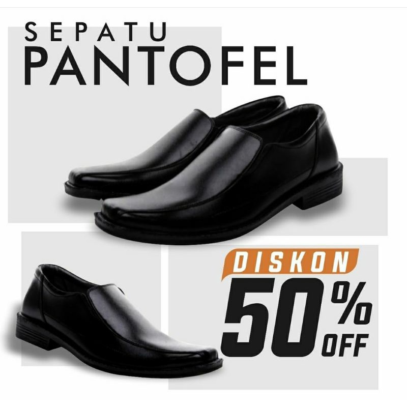 Sepatu Pantofel Hitam Sepatu Murah Sepatu Kantor Sepatu Kerja Sepatu Pria Sepatu Pantofel Pria ko