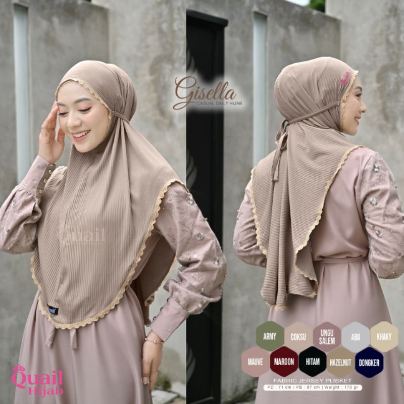 Gisella Casual Daily Hijab by Quail Hijab