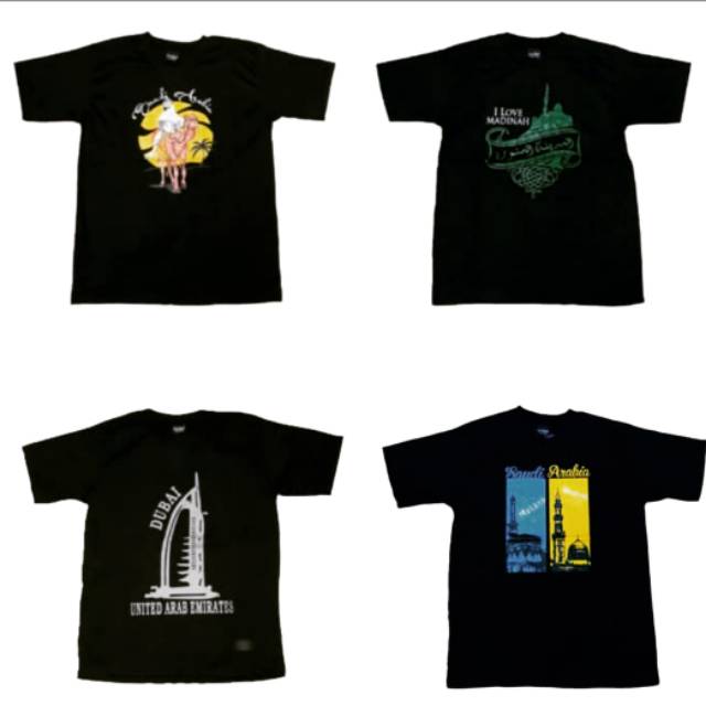 Kaos arab saudi souvenir mekkah souvenir arab saudi sultan madinah mecca arab Tshirt arab UAE