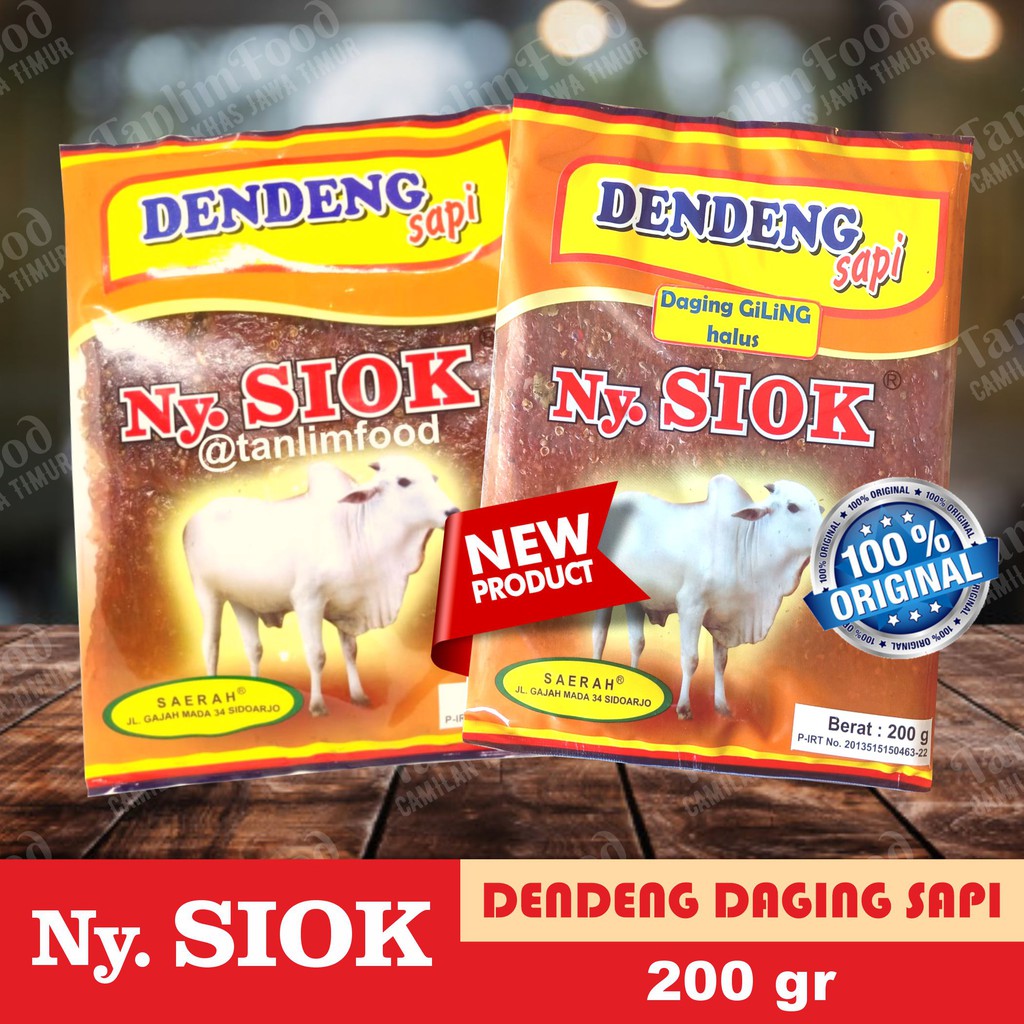 Dendeng Daging Sapi Giling Halus / Original Ny. Siok 200gr