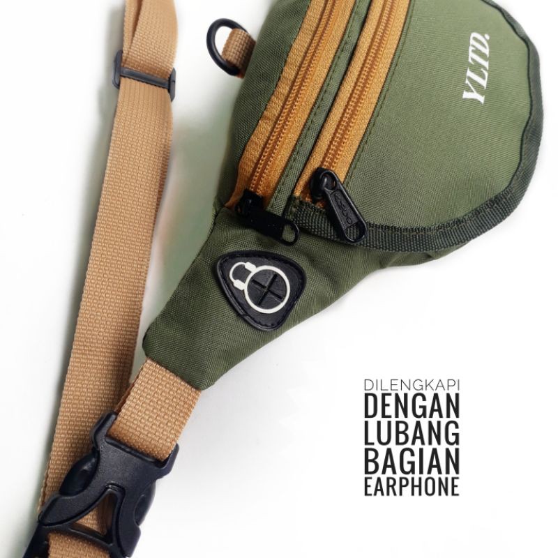 Tas Selempang Waistbag mini pria termurah