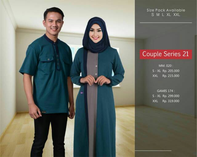 Busana Muslim Muslimah Mutif Couple Series 21