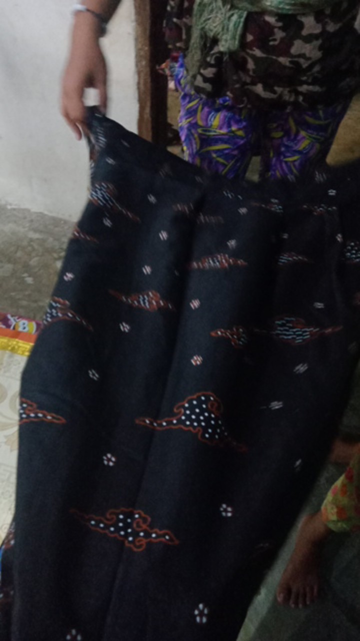 Gamis Batik Manggar, Padi,sekar,cantik,kubis,kipas,daun,kupu