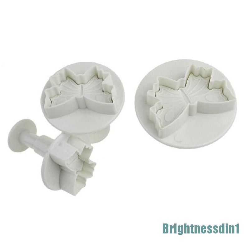 1 Set / 3 Pcs Butterfly Cutter Untuk Dekorasi Kue