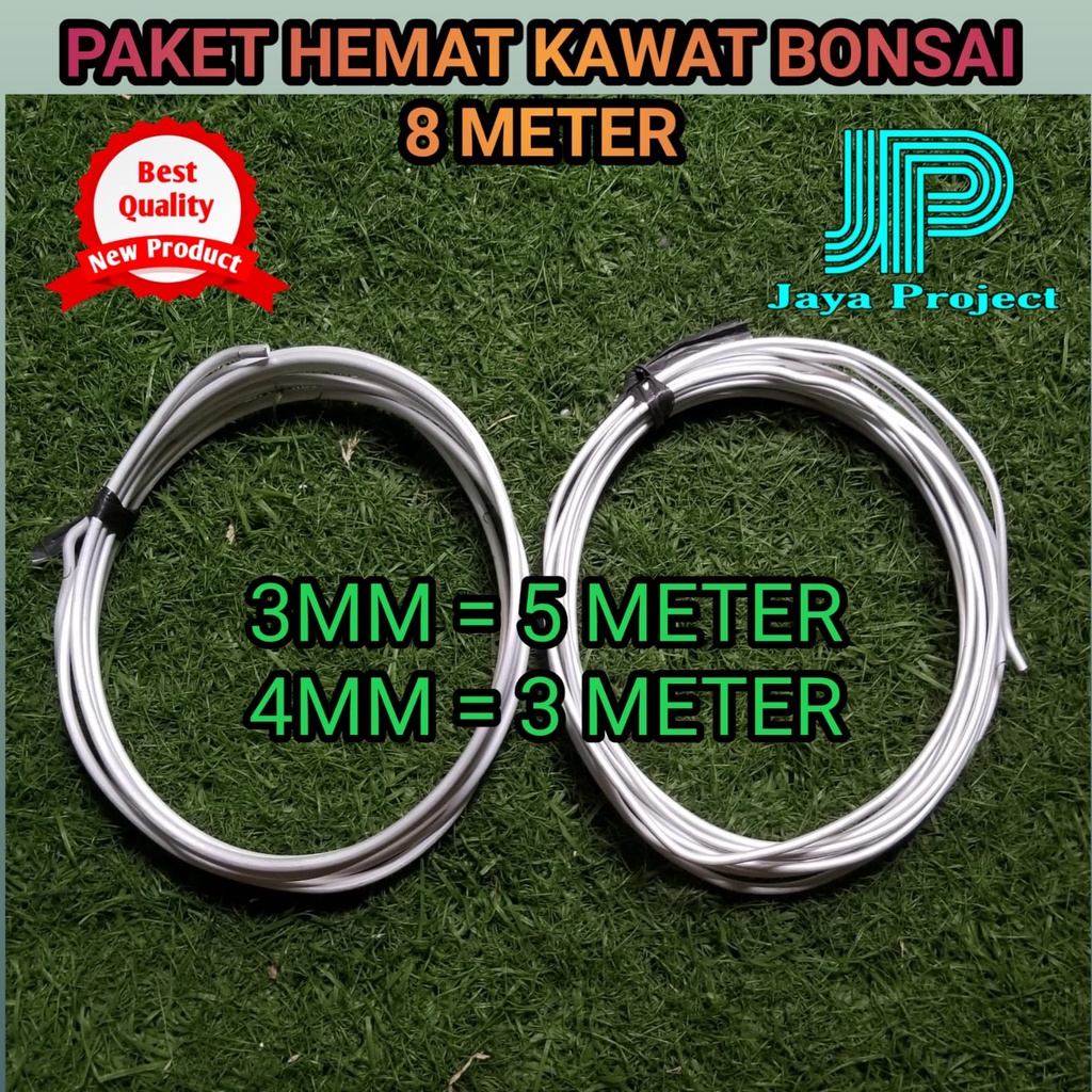 Kawat bonsai kawat aluminium paket hemat ekonomis