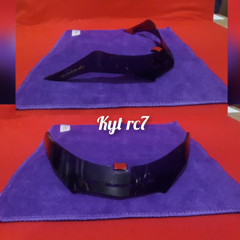 spoiler helm kyt rc7/ spoiler kyt rc7/ helm kyt rc7