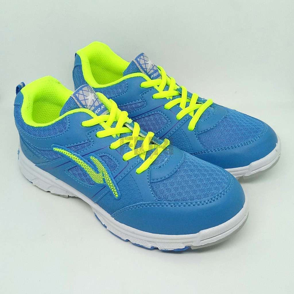 FIURI - Pro ATT Original - LG-457 Biru 37-40 - Sepatu Kets Wanita - Sepatu Sneakers Wanita - Sepatu Olahraga Sport Wanita - Sepatu Casual - Sepatu Jogging Lari Fitness Gym Senam Wanita - Sepatu Anak Perempuan Cewek-Sepatu Sekolah Bertali SD SMP SMA Murah