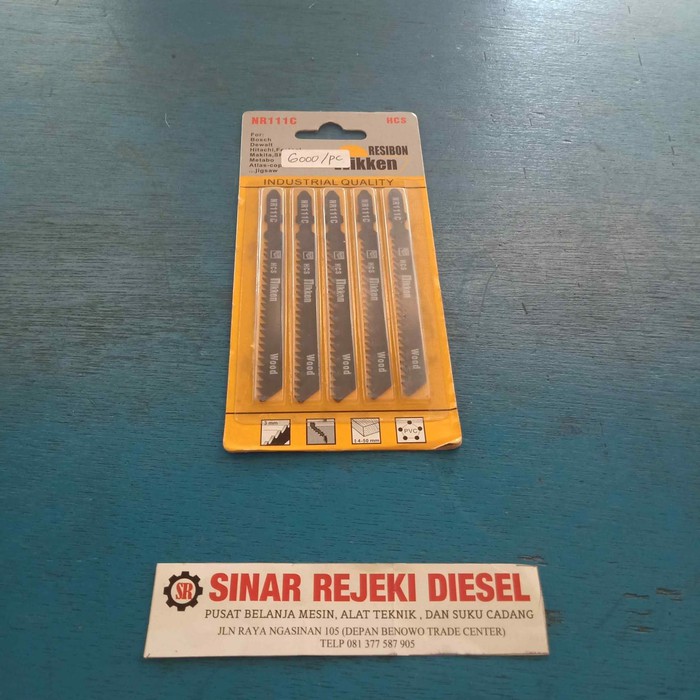 Mata potong Jigsaw Blade Nikken Resibon NR111C untuk potong kayu