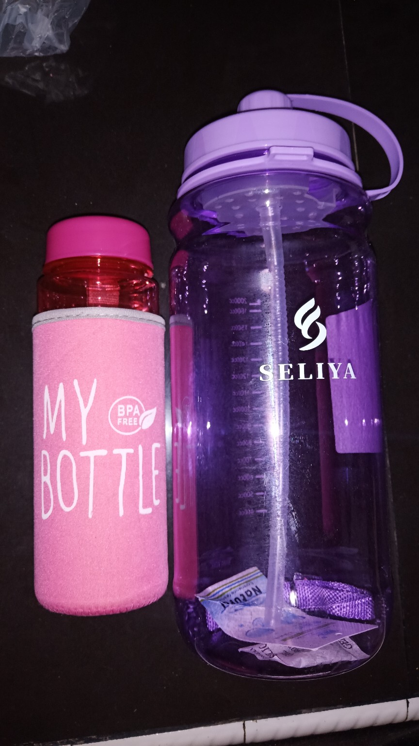 My Bottle / My Bottle Bening Full Color + Free Pouch Busa / Botol Minum