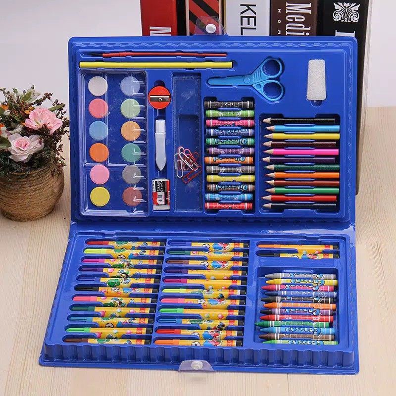 [CZM] CRAYON ANAK SET 86 PCS MEWARNAI PENSIL WARNA ALAT LUKIS