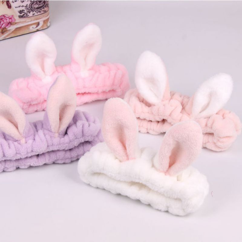 KOREA AKSESORIS RAMBUT BANDO TELINGA KELINCI BANDO