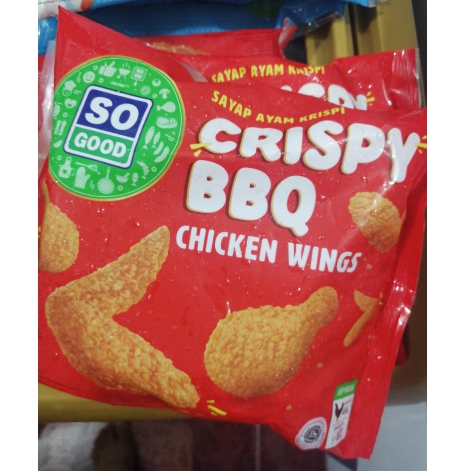 

SO GOOD CRISPY BBQ CHICKEN WINGS SOGOOD 400GR