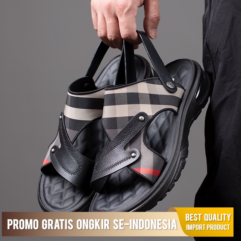 Sandal Pria Casual Pantai Pria Sandal Olahraga Luar Sepatu Biasa 2022 Bantal Udara Bawah Bukan Slip