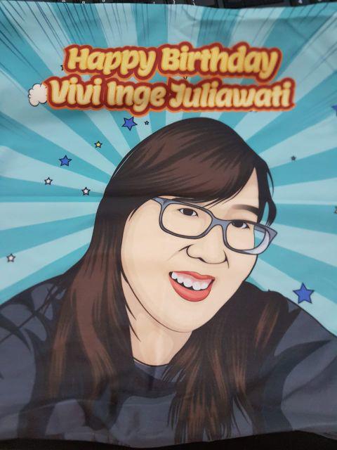 Bantal Custom Karikatur