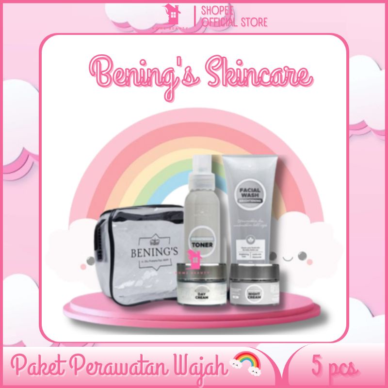 BENING SKINCARE ORIGINAL BPOM PAKET PERAWATAN WAJAH