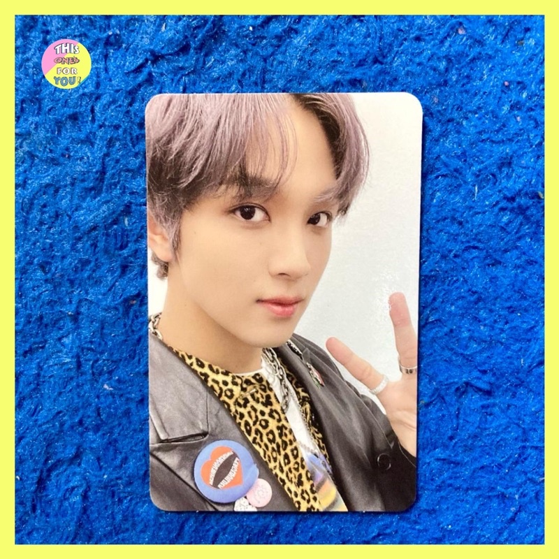 [READY] HAECHAN OFFICIAL PHOTOCARD PC FROM PHOTO + LUGGAGE STICKER NCT 127 EARTHQUAKE MD