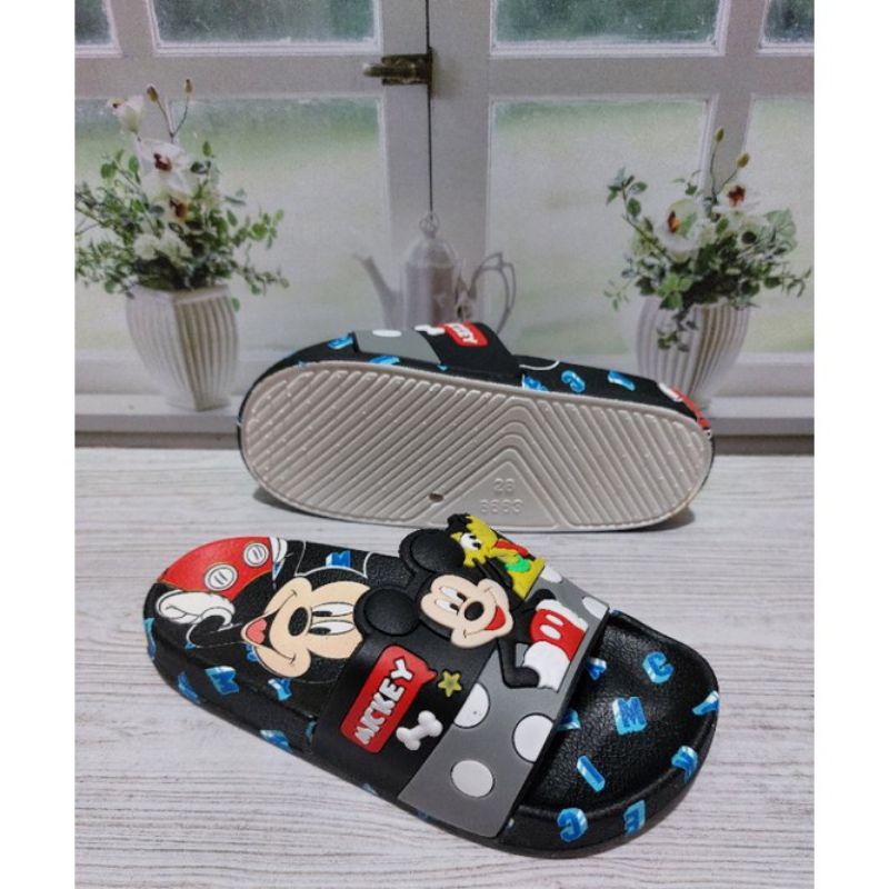 Sandal Jelly Anak Perempuan Selop Anak Perempuan Motif Mickey Sandal Anak Perempuan Import