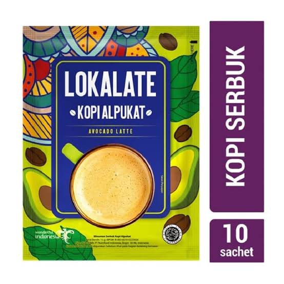 

Lokalate kopi alpukat isi 10pc