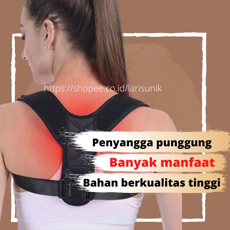 KORSET PENEGAK PENYANGGA PUNGGUNG ALAT TERAPI TUBUH  KORSET KESEHATAN PRIA WANITA