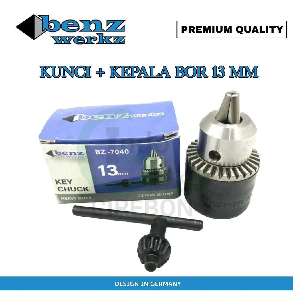 BENZ Kepala Bor 13mm 1/2&quot;  Screw Drill Key Chuck Kepala Mesin Bor Murah