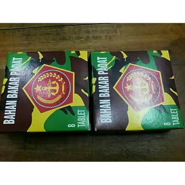 Bahan Bakar Padat Parafin Jatah TNI