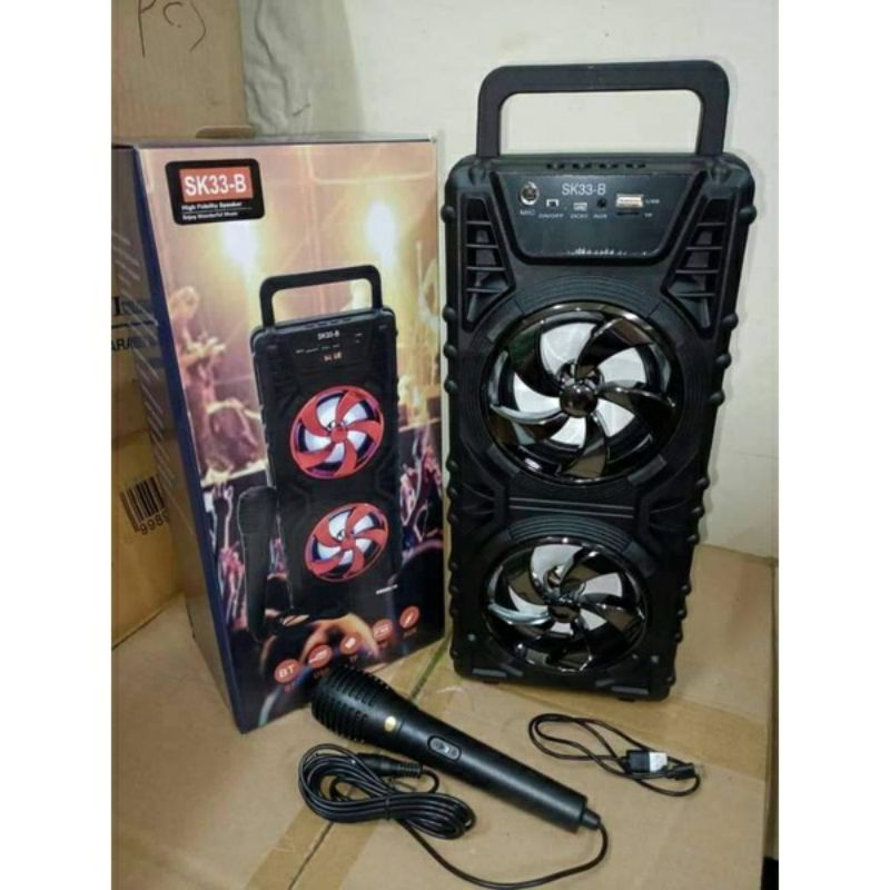 SPEAKER BLUETOOTH SK33 + mic high quality