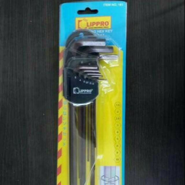 Kunci L set LIPPRO Panjang