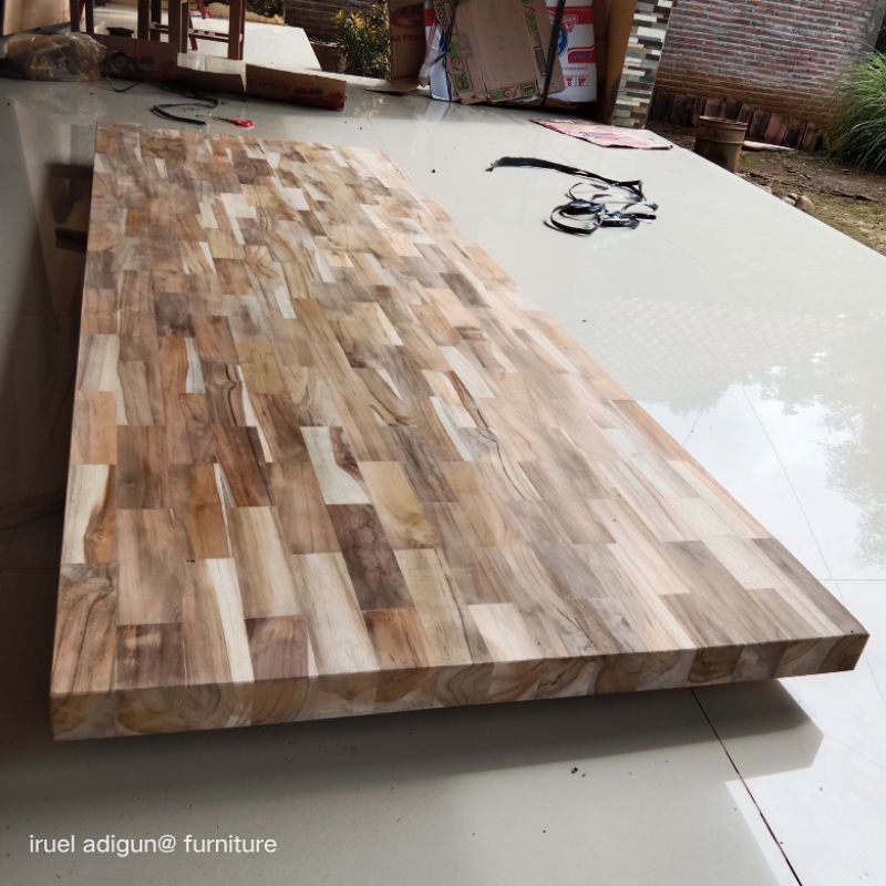 Papan Top Table Mahoni 120X60X2 Sudah Finishing 080