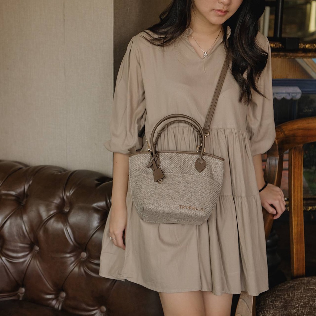 Toteally Waffle Tote | Top Handle Bag, Sling Bag, Tas Selempang