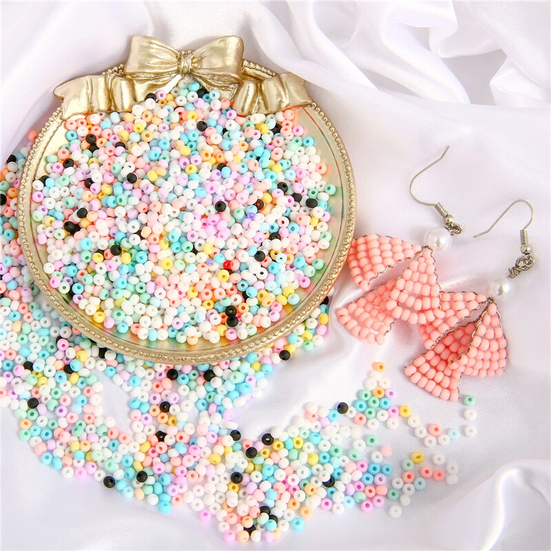 660 Pcs/lot 8/O 3mm Manik-manik Biji Kaca Macarons Buram Matt Polish Manik-manik Kaca untuk Anting-Anting Gelang Kalung DIY Membuat Perhiasan