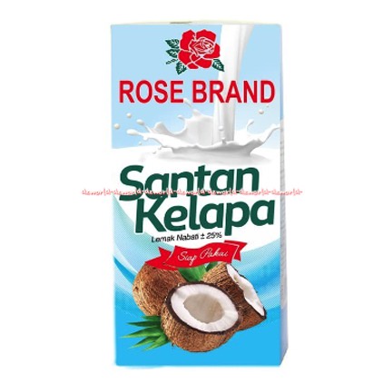 Rose Brand Coconut Cream 1L Santan Kelapa Instan Siap Pakai Rosebrand Lemak Nabati Santen Kental Untuk Masak 1 Litter