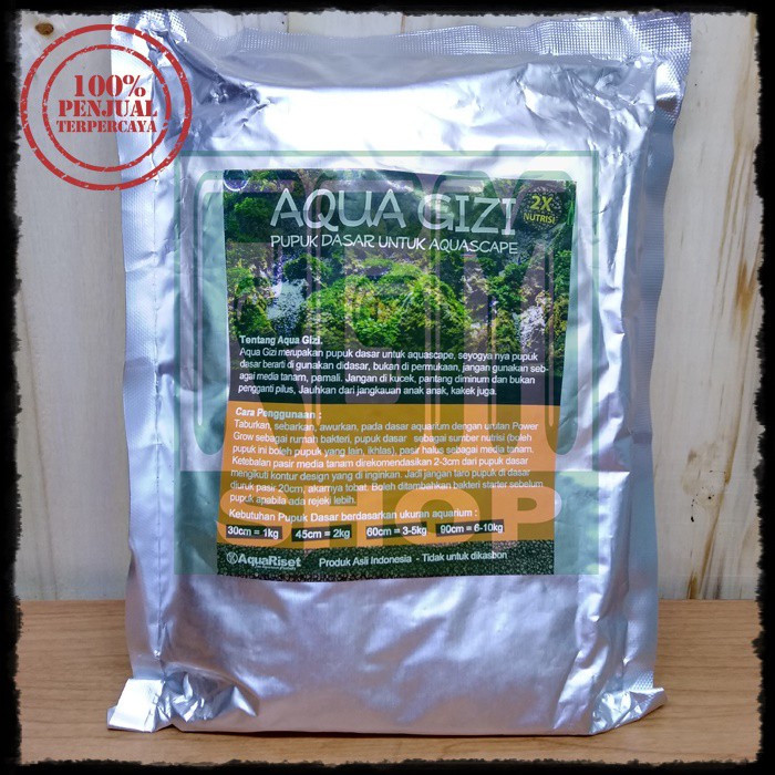 pupuk dasar aquascape aquarium aqua gizi aquagizi 1kg murah