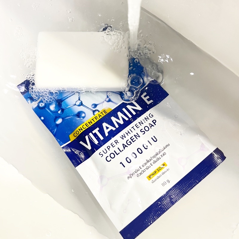 VITAMIN E SUPER WHITENING COLLAGEN SOAP 10000IU