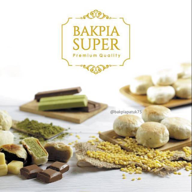 

Bakpia Super Rasa Greentea, Cokelat ,Keju (isi 15)