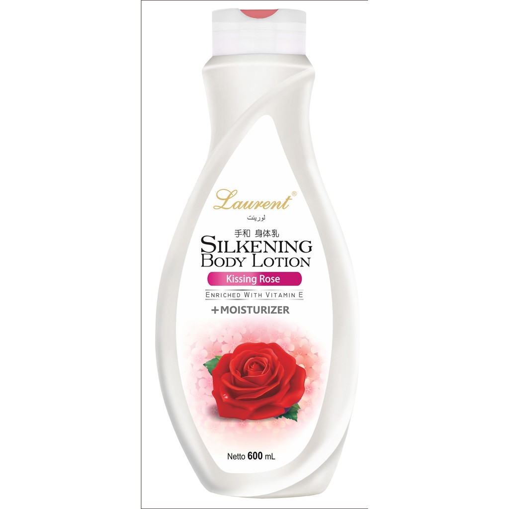 Laurent Silkening Body Lotion 600ml Lotion Pemutih Lotion Pencerah