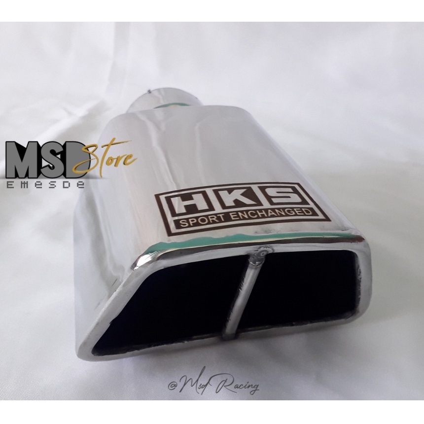 Knalpot HKS SUOS suara jet bus untuk semua jenis mobil bensin dan solar