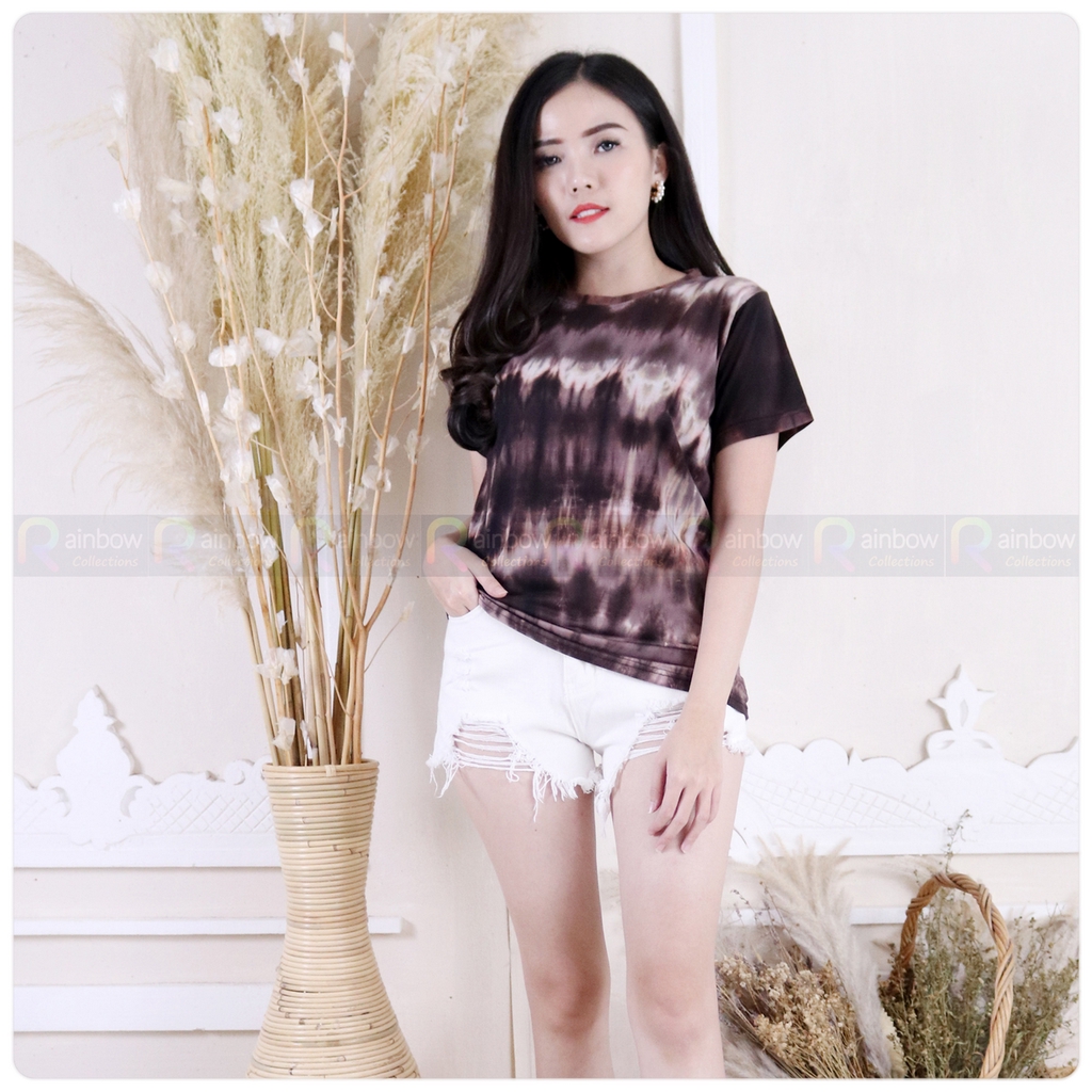 Kaos CEWEK TIE DYE Oblong / T-Shirt TIE DYE L / XL