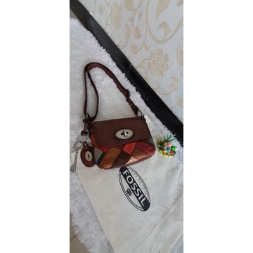 sold❌Preloved Sling Fossil PW Dark.