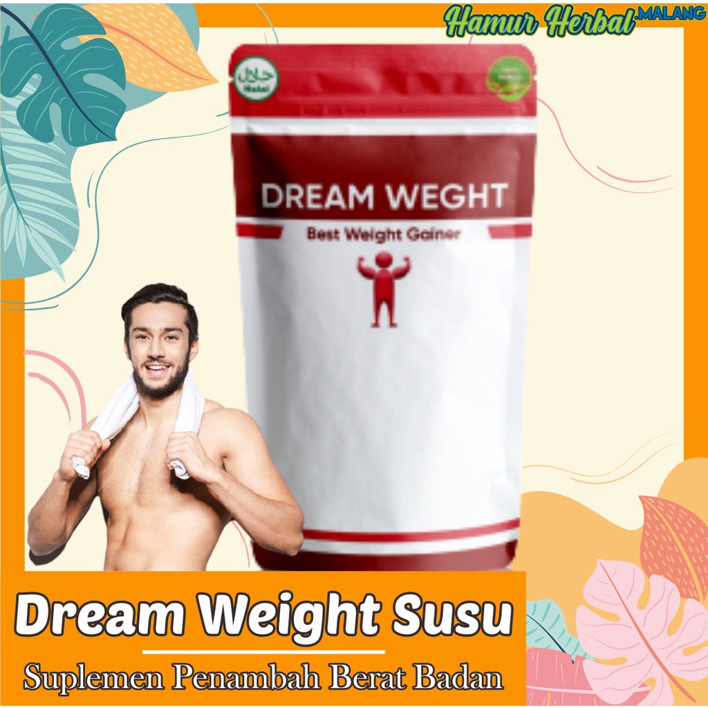 

DREAM WEIGHT SUSU - Suplemen Susu Penambah Nafsu makan Tanpa Efek Samping/ Penambah Berat Badan BPOM